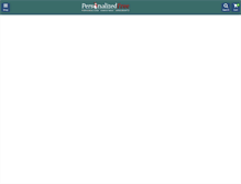 Tablet Screenshot of personalizedfree.com